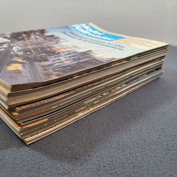 MODEL RAILROADER Magazine Lot 1983 Feb-Dec Monthly Set Vintage Trains Collectors - Picture 4 of 16